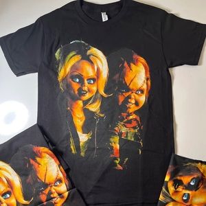 SOLD OUT !!!CHUCKY & TIFFANY BRIDE BLACK T-SHIRT